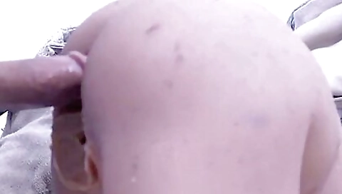 She's first time with a huge ass gets