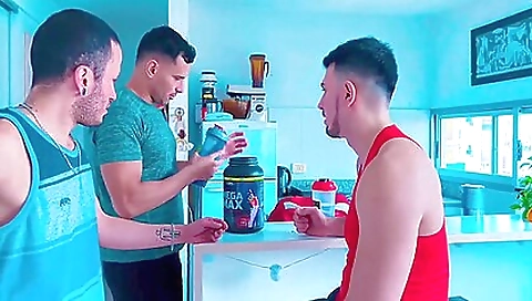 Blonde babe with hot cum on her tits